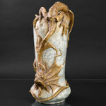 Amphora, Gres Bijou Series Butterflies & Spiderwebs Semiramis Vase, 1904-1906