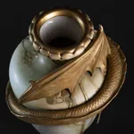 Amphora, Gres Bijou Series Butterflies & Spiderwebs Semiramis Vase, 1904-1906