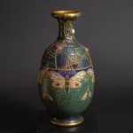 Amphora, Gres Bijou Series Butterflies & Spiderwebs Semiramis Vase, 1904-1906