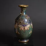 Amphora, Gres Bijou Series Butterflies & Spiderwebs Semiramis Vase, 1904-1906