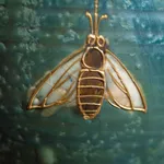 Amphora, Gres Bijou Series Butterflies & Spiderwebs Semiramis Vase, 1904-1906