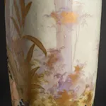 Amphora, Gres Bijou Series Butterflies & Spiderwebs Semiramis Vase, 1904-1906