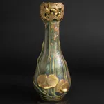 Amphora, Gres Bijou Series Butterflies & Spiderwebs Semiramis Vase, 1904-1906