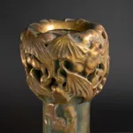 Amphora, Gres Bijou Series Butterflies & Spiderwebs Semiramis Vase, 1904-1906