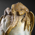 Amphora, Gres Bijou Series Butterflies & Spiderwebs Semiramis Vase, 1904-1906