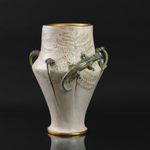 Amphora, Gres Bijou Series Butterflies & Spiderwebs Semiramis Vase, 1904-1906