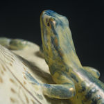 Amphora, Gres Bijou Series Butterflies & Spiderwebs Semiramis Vase, 1904-1906