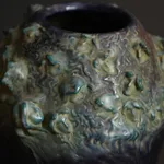 Amphora, Gres Bijou Series Butterflies & Spiderwebs Semiramis Vase, 1904-1906