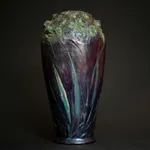 Amphora, Gres Bijou Series Butterflies & Spiderwebs Semiramis Vase, 1904-1906