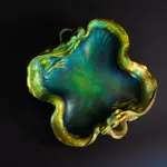 Zsolnay Pecs, Centerpiece Fish Bowl, 1899-1909