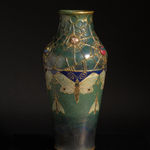 Amphora, Gres Bijou Series Butterflies & Spiderwebs Semiramis Vase, 1904-1906