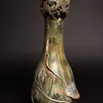 Amphora, Gres Bijou Series Butterflies & Spiderwebs Semiramis Vase, 1904-1906