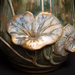 Amphora, Gres Bijou Series Butterflies & Spiderwebs Semiramis Vase, 1904-1906