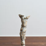 サム・チャット, Torqued Form, Porcelain Bizen Clay Interventions 1, 2024