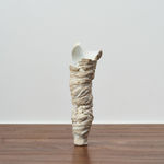 サム・チャット, Torqued Form, Porcelain Bizen Clay Interventions 1, 2024