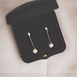 Bespoke Diamond & Pearl Earrings