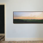 Kit Glaisyer, An epic view from Eggardon Hill 240x80cm
