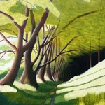 Kit Glaisyer, Proposal: Young Lewesdon Tree 240x200cm