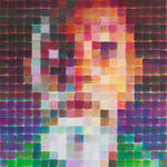 Chuck Close, Sunflower, 2007