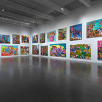 Peter Saul, Wall Street Suicide, 2012