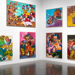 Peter Saul, Wall Street Suicide, 2012