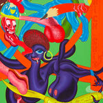 Peter Saul, Wall Street Suicide, 2012