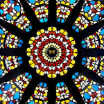 Damien Hirst, The Rose Window, Durham Cathedral, 2008
