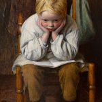 Harry van der Weyden (1868-1952), Evening on the Dunes