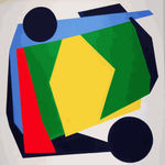 Michael Schreiner, untitled 2 (see artist's note, back of canvas)