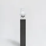 Claudia Comte, Turn and Slip 60, orange black sparks, 2021