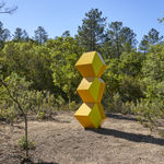 Angela Bulloch, Heavy Metal Stack of Six: Copper Nut, 2024