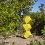 Angela Bulloch, Heavy Metal Stack of Six: Copper Nut, 2024