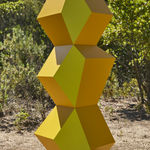 Angela Bulloch, Heavy Metal Stack of Six: Copper Nut, 2024