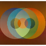 Carlos Cruz-Diez, I Color Aditivo Panam Círculos 9 , 2010