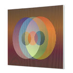 Carlos Cruz-Diez, I Color Aditivo Panam Círculos 9 , 2010