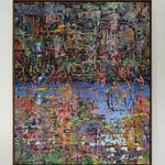 Nasan Tur, Shadows on yellow ground, 2024