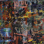 Nasan Tur, Shadows on yellow ground, 2024