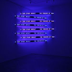 Jenny Holzer, Striped Cross, 2008