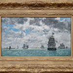 Jean DUBUFFET, Site avec trois personnages. 7 mars, 1981