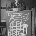 Jean DUBUFFET, Site avec trois personnages. 7 mars, 1981