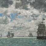 Jean DUBUFFET, Site avec trois personnages. 7 mars, 1981