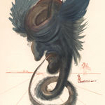 Salvador Dalí, The Ghost Spoken of (Inferno: Canto 34) , 1960-64