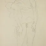 Gustav Klimt, Two Reclining Nudes (Woman and Young Girl), 1919