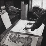 Mychael Barratt, Urban Myths VIII - Pilgrimage of the Timbers from The Theatre, Shoreditch, to The Globe, Bankside