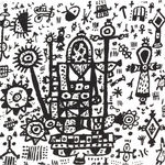 Alan Davie, Foxwatch XVI, 1970