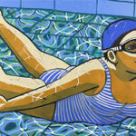 Anita Klein Studio Sale, Reading the Paper (TP Red), 2006