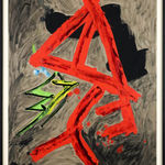 John Hoyland, Little Red Demon 9.92, 1992