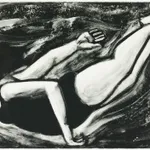 Anita Klein, Swimming in Cold Water, 2019