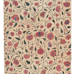 Fine silk embroidered cotton dress length, India, Gujarat, for export to Europe, c. 1760