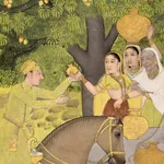 Imperial Mughal, ascribed to Kalyan Das (also known as Chitarman), c. 1720–30 , A prince receiving water at a well